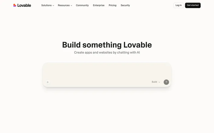 Lovable website preview
