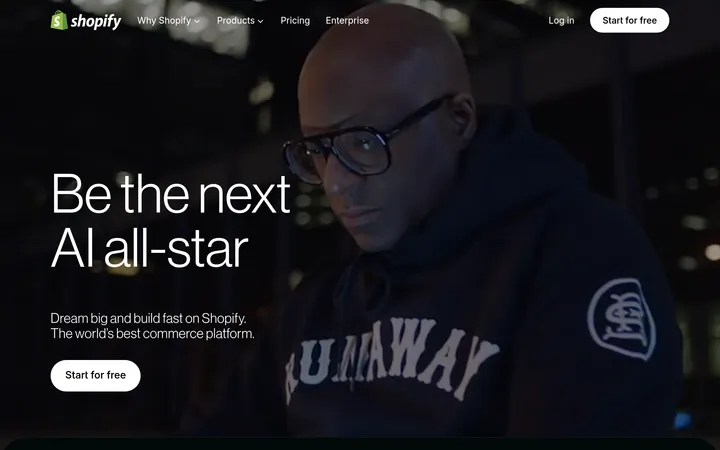 Shopify website preview